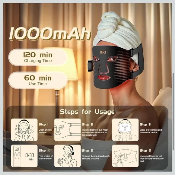 BNU LED Light Therapy Face Mask